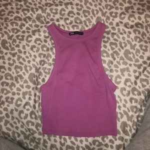 Zara purple tank
